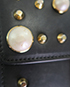 Padlock Pearl Studded Shoulder Bag, other view